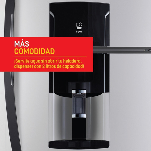 Imagen 4 de 11 de Heladera Con Freezer 394 Lts Patrick Hpk151m11s Gris Outlet