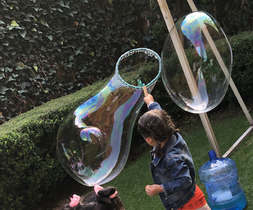 Imagen 6 de 9 de Burbujas De Jabón Gigantes-aros10/20/28cm No Incluye Liquido