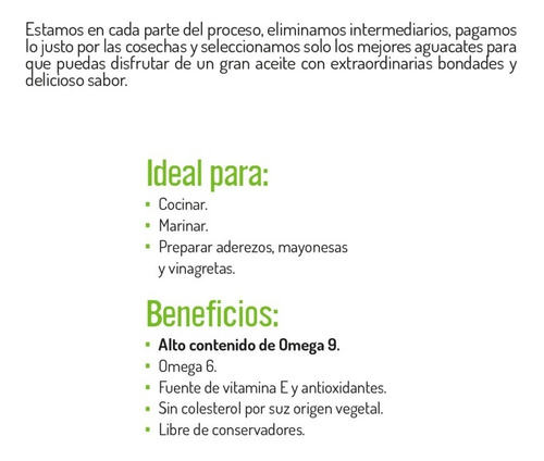 Imagen 4 de 4 de Aceite De Aguacate Virgen Sin Gluten Inés