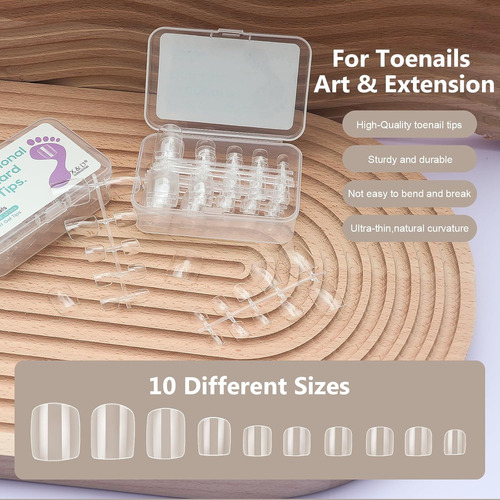 X&d Kit De Uñas Postizas De Gel Suave, Cobertura Completa, P