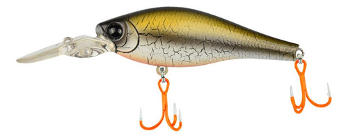 Isca Artificial Shugan Shad 75mm - Ikigai H030 Cor Branco E Marrom