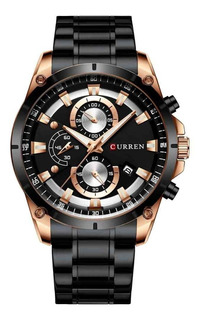 Reloj Para Hombre Curren 8360 Cronografo Acero Inoxidable