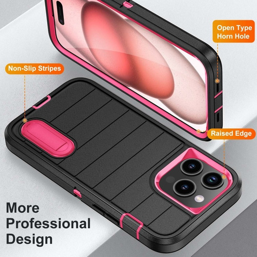 Capa Para iPhone 12/13/pro Max, Com Suporte Dobrável