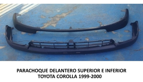 Parachoques Delanteros Inferior Y Superior Toyota 1999-2002