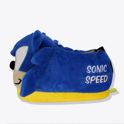 Imagem 2 de 3 de Pantufa 3d Sonic Infantil P 24 25 26 Zona Criativa