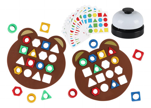 Juego De Mesa De Aprendizaje De Colores Juego De Con Campana