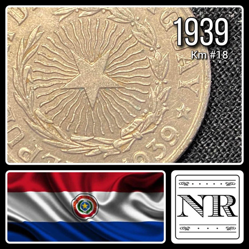 Paraguay - 5 Pesos - Año 1939 - Km # 18