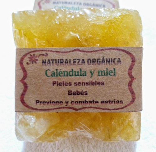 Jabon Piel Sensible-bebes-p/estrias De Calendula Y Miel X2
