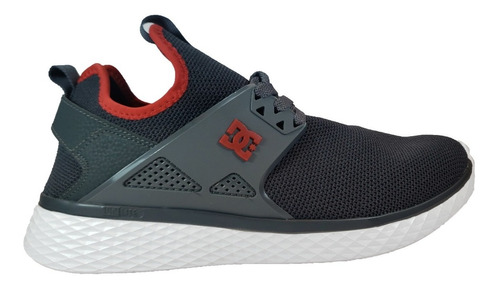 Dc Zapatillas Lifestyle Hombre Meridian Gris-rojo Ras