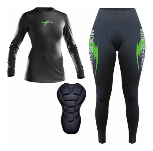 Conjunto Ciclismo Bike Calça Camisa Acolchoado Profissional 