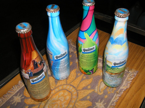  Botellas De Colección De Cerveza Quilmes Vacías X 300 Cc.