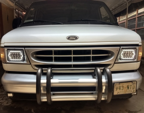 Faros Led Con Arillo Blanco Para Ford Econoline