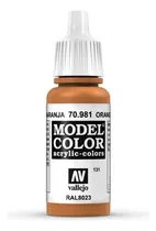 Comprar Vallejo Model Color 17ml Pintura Acrílica Color 131 Marrón Naranja 70.981
