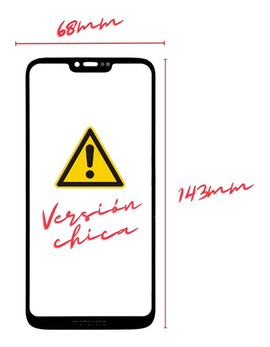 Vidrio Cristal Glass Pantalla Compatible Motorola G7 Play