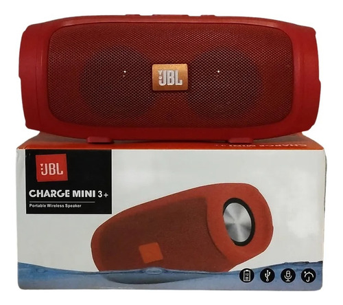Parlante Bluetooth Compatible Para Charge 3 Mini Negro