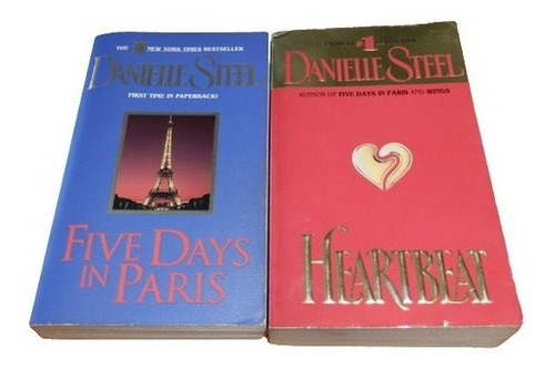 Lote De 2 Libros De Danielle Steel En Inglés. Heartbea&-.