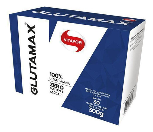 Glutamax - 30 Sachês 10g - Vitafor Sabor Sem Sabor
