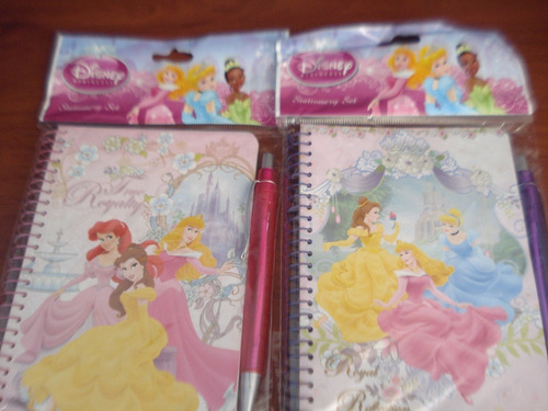 Agenda De Princesas Disney Con Boligrafo Para Niñas