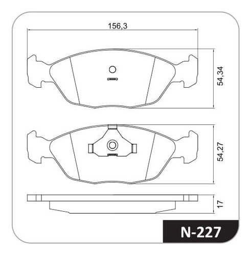 Juego Pastillas Freno X 4 Para Ford Galaxy 88/96