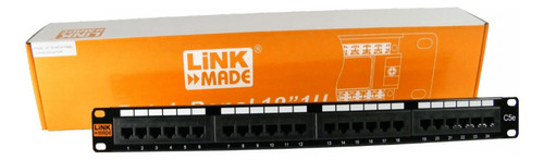 Patch Panel Linkmade 24-rj45 Cat5e Utp 1u Clickbox