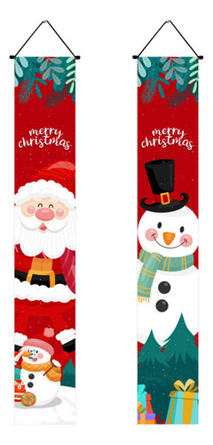 Feliz Navidad, Pancartas Para Puertas, Letreros De Porche, P