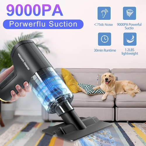 Aspiradora De Automóvil Portátil Tipcoo: Aspiradora De 9000p