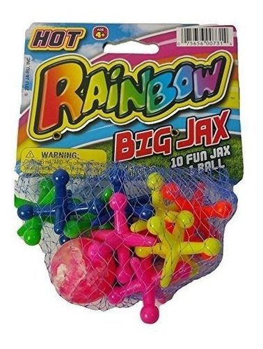 Hot Rainbow Big Jax Retro 1 Bola Grande Hi-bounce - 10 Grand