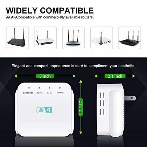 Amplificador Wifi Repetidor 800 Pie Inalambrico Para 4