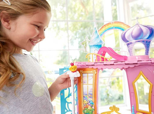 Barbie Casa Castillo De Reino Arcoiris Dreamtopia + Muñeca