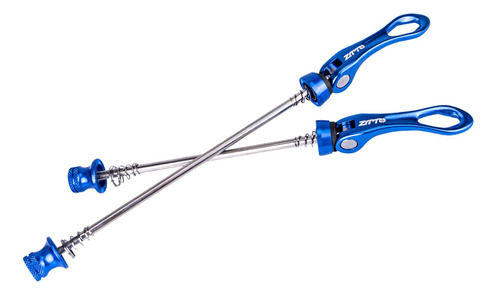 2x Pinchos De Liberación Rápida Para Bicicleta Azul