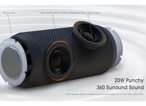 Altavoz Bluetooth Eduplink, Inalámbrico Portátil