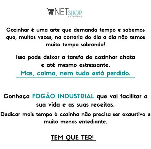 Fogão Industrial Com Chapa E 2 Bocas Alta Pressão Com Forno