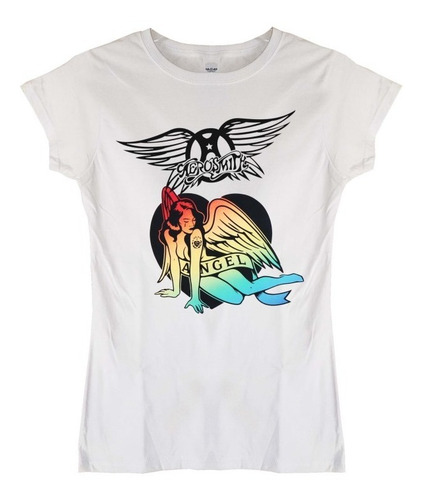 Polera Mujer Aerosmith Angel Rock Abominatron