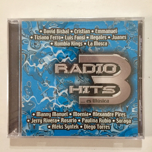 Cd Radio Hits 3 Kumbia Kings Cristian Soraya Moenia Fonsi