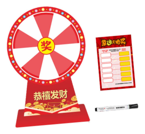 Ruleta De Mesa Portátil Con Premios Para Multicolor A