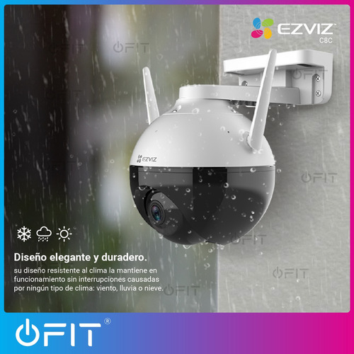 Imagen 6 de 10 de Kit X4 Cámara Seguridad Wifi Ip 360 Ezviz + 4 Memorias 128gb
