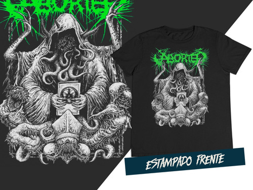 Camiseta Brutal Death Metal Deathgrind Aborted C14