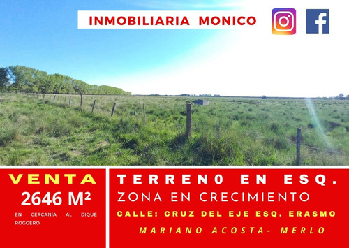 Terreno En Venta De 2646 M2 Mariano Acosta