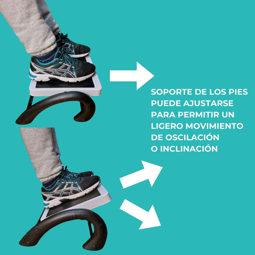 Apoya Pies Ergonómico Reposapies Para Escritorio Oficina