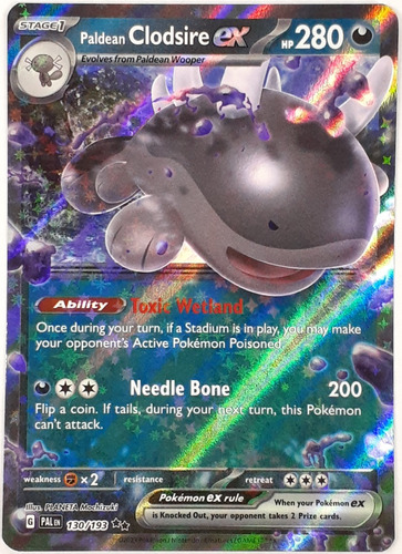 Paldean Clodsire Ex 130 193 Double Sv02 Pokemon Tcg