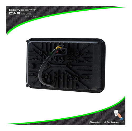 20 Faros Unidad Cuadrada Rectangular 15 Leds 4x6 Alta/baja