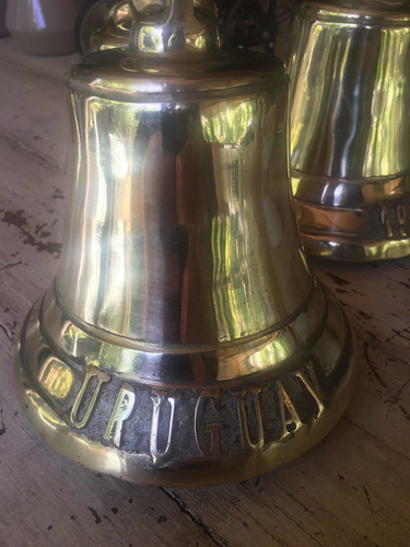 Campana Estilo Antigua 22 Cm Bronce Gran Sonido Uruguay