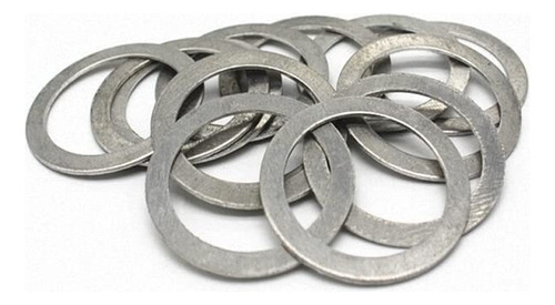30 Piezas M2 Arandela Plana Anillo De Junta De Aluminio