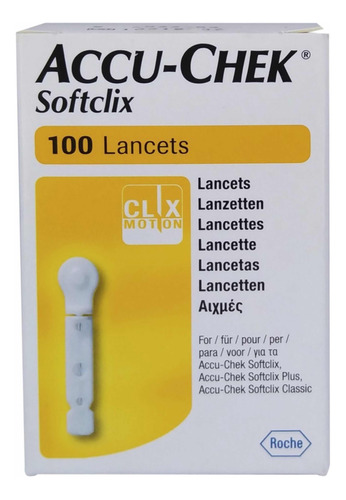 Lancetas Accu Chek Softclix X100 Unidades