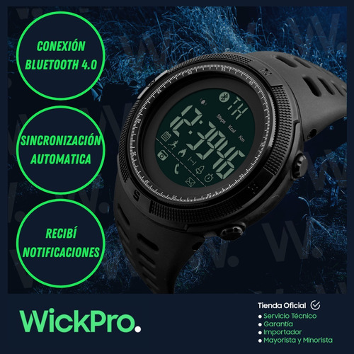 Reloj Tactico Militar Con Bluetooth Sumergible 50m