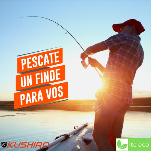 Imagen 7 de 10 de Reel De Pesca Frontal Pesca Variada Kushiro Rfuru10 Pez 2 Kg