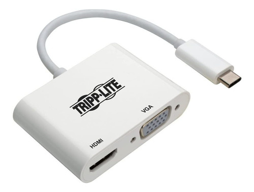 Adaptador Usb C A Hdmi-vga, Blanco