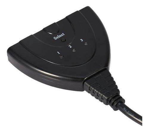 Negro 3 Puertos Hdmi Multi Display Interruptor Automático