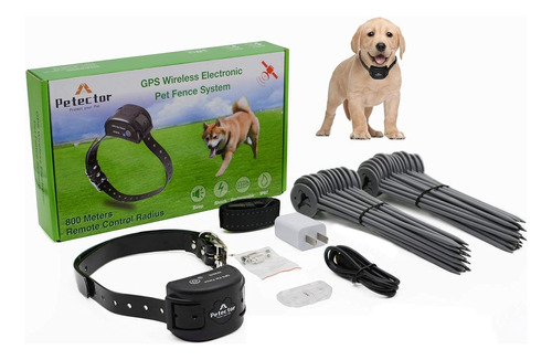 Collar Para Mascota Con Sistema De Gps Negro