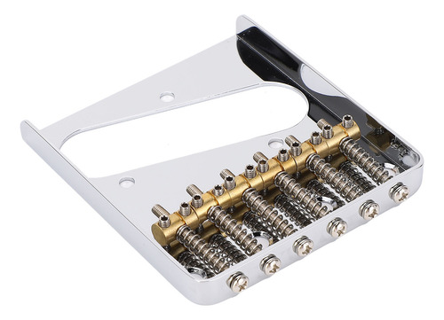 Sillines Guitar Bridge De Latón Con Cañón De 54 Mm Y 6 Cuerd